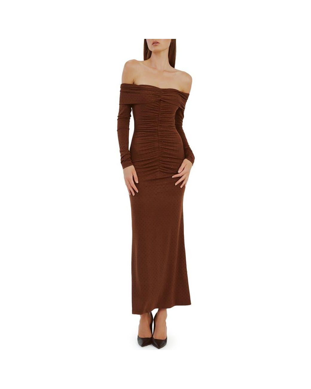 chinese dress ladies Chic and Holland HF110309 Prom Dress - Nude/Silver