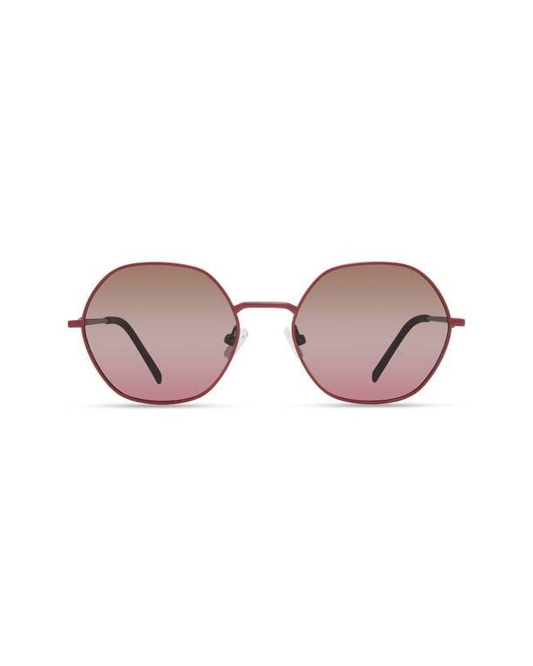 Eco Brown Aloe Round Sunglasses for men