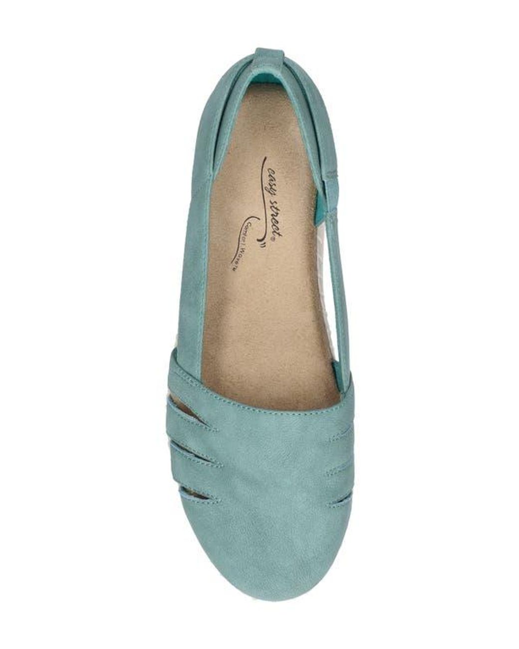 Easy Street Blue Bugsy Platform Sandal