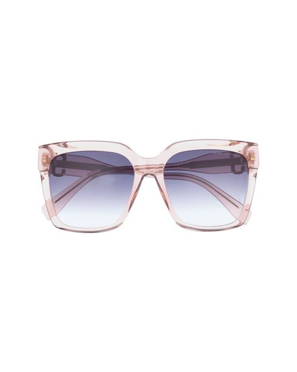 Marc Jacobs Purple 53Mm Gradient Rectangular Sunglasses