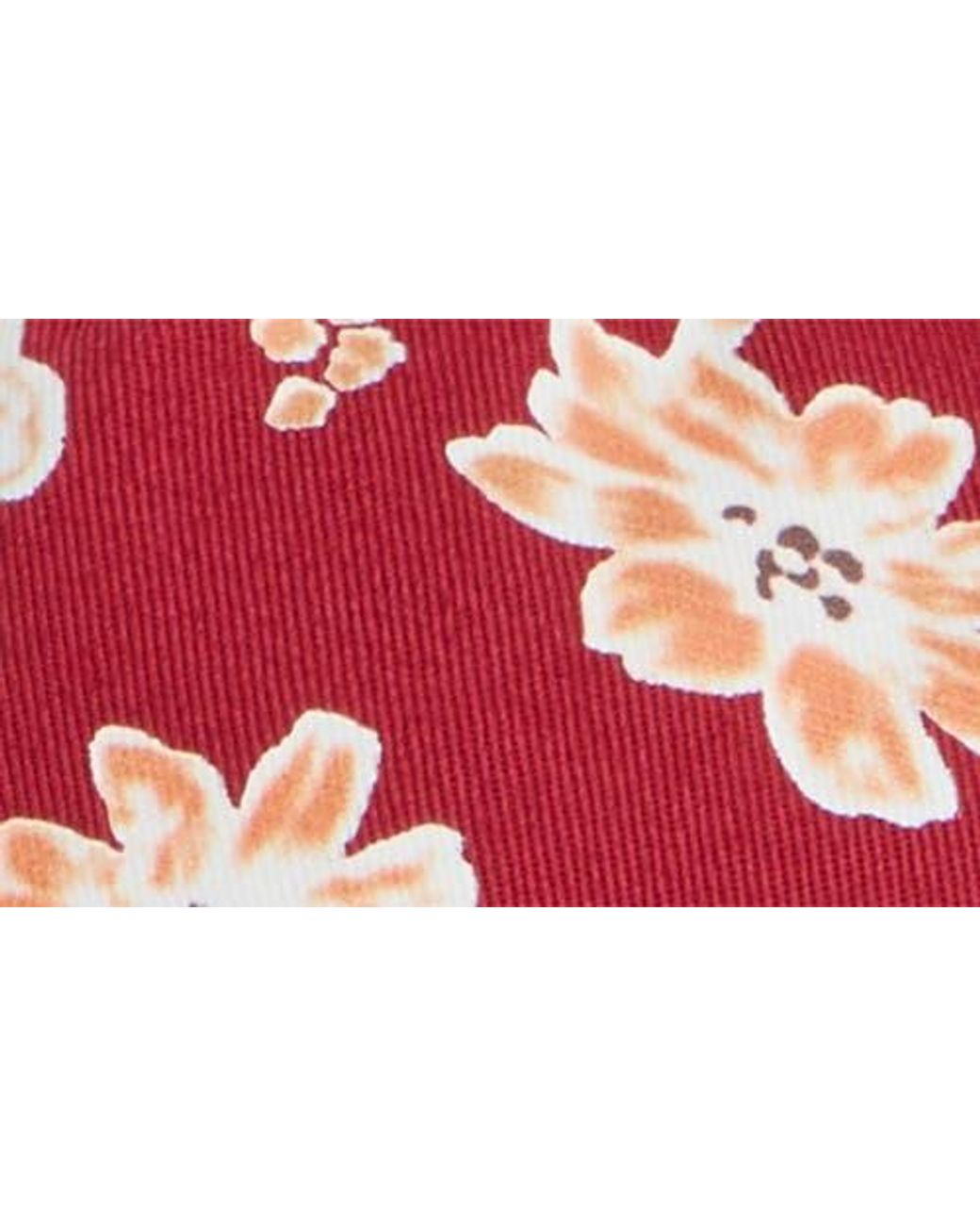 AllSaints Floral Baseball Cap in Red | Lyst