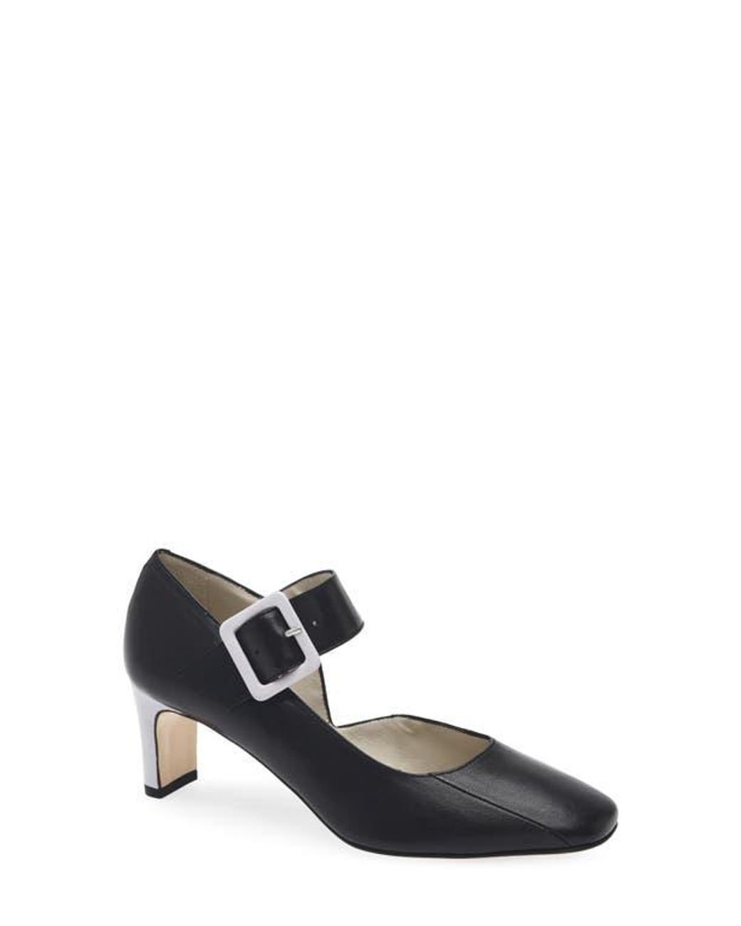 Amalfi by Rangoni Black Superbro Square Toe Pump