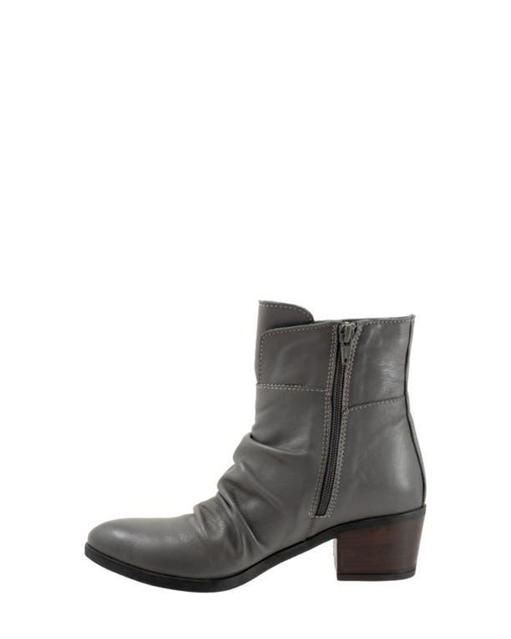 BUENO Gray Colbie Slouchy Zip Boot