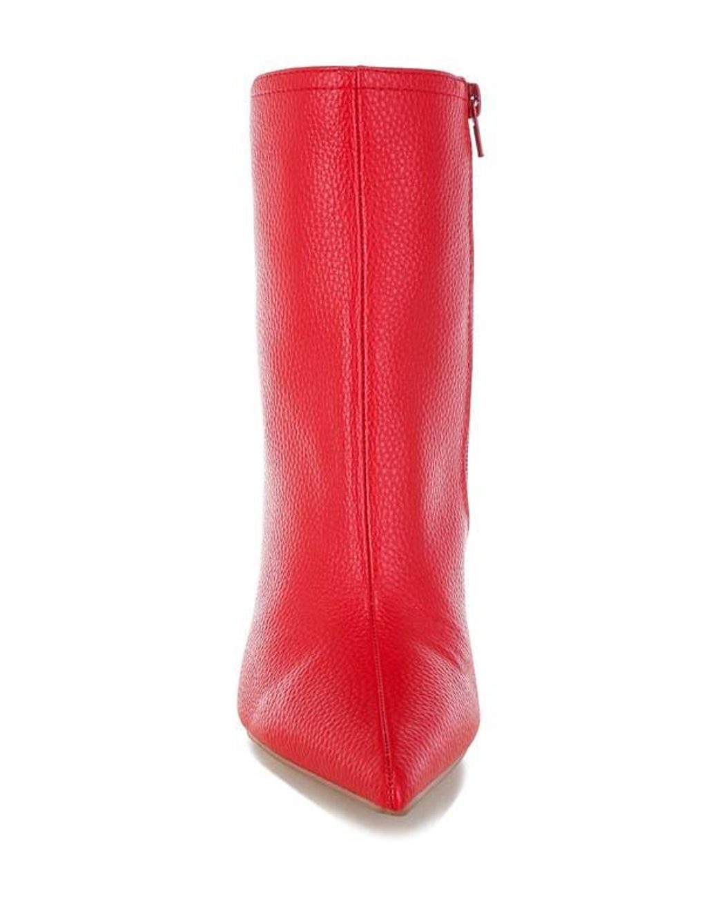 Rag & Co Red Farnak Pointed Toe Bootie