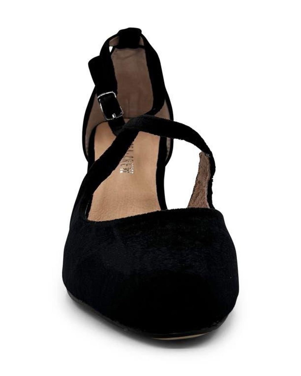 Chelsea Crew Black Oren Crossover Pump