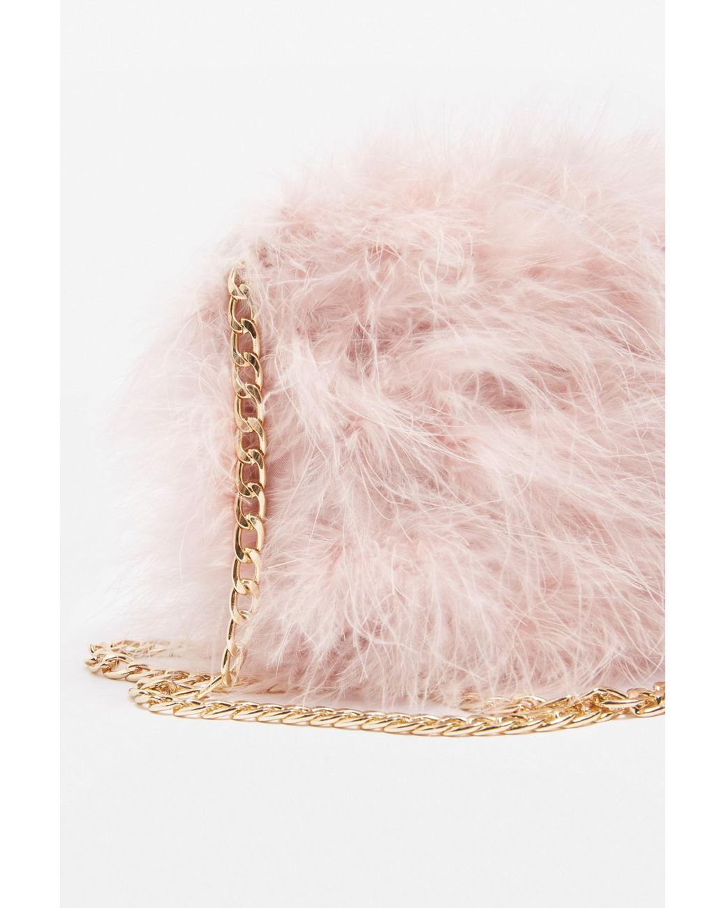 TOPSHOP Riga Feather Crossbody Bag in Pink | Lyst