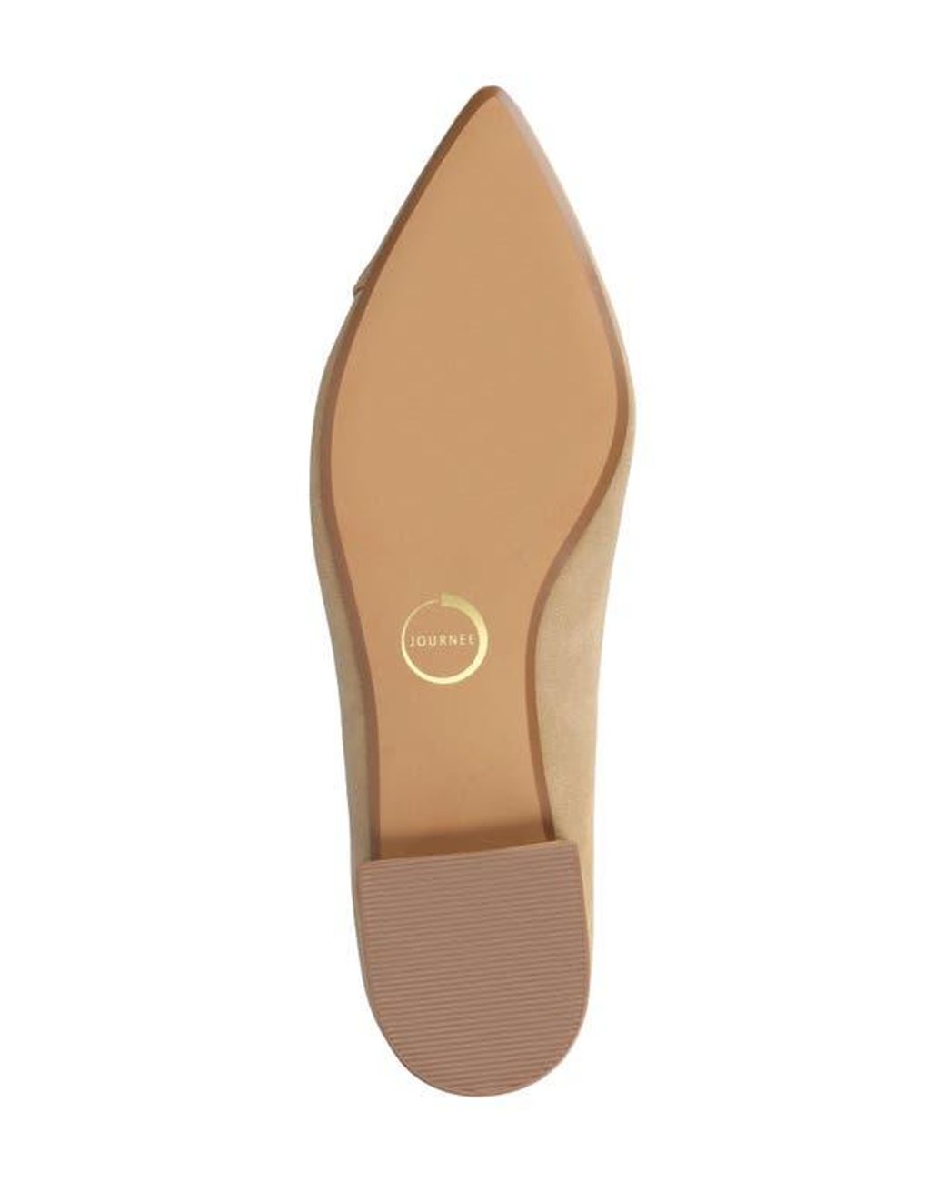 Journee Collection Brown Carmin Pointed Toe Flat