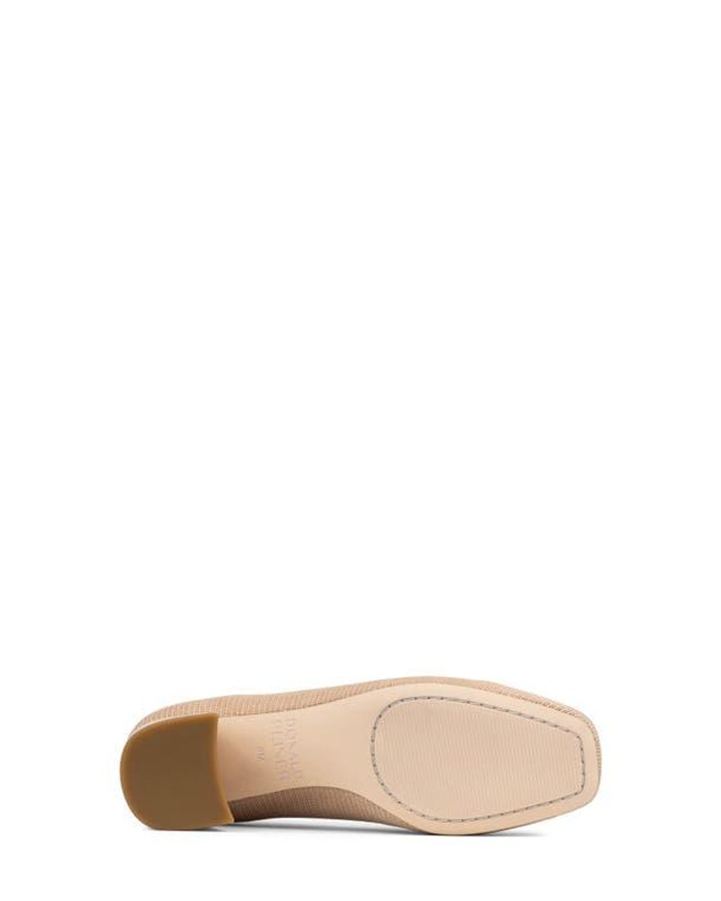 Donald J Pliner Natural Square Toe Pump