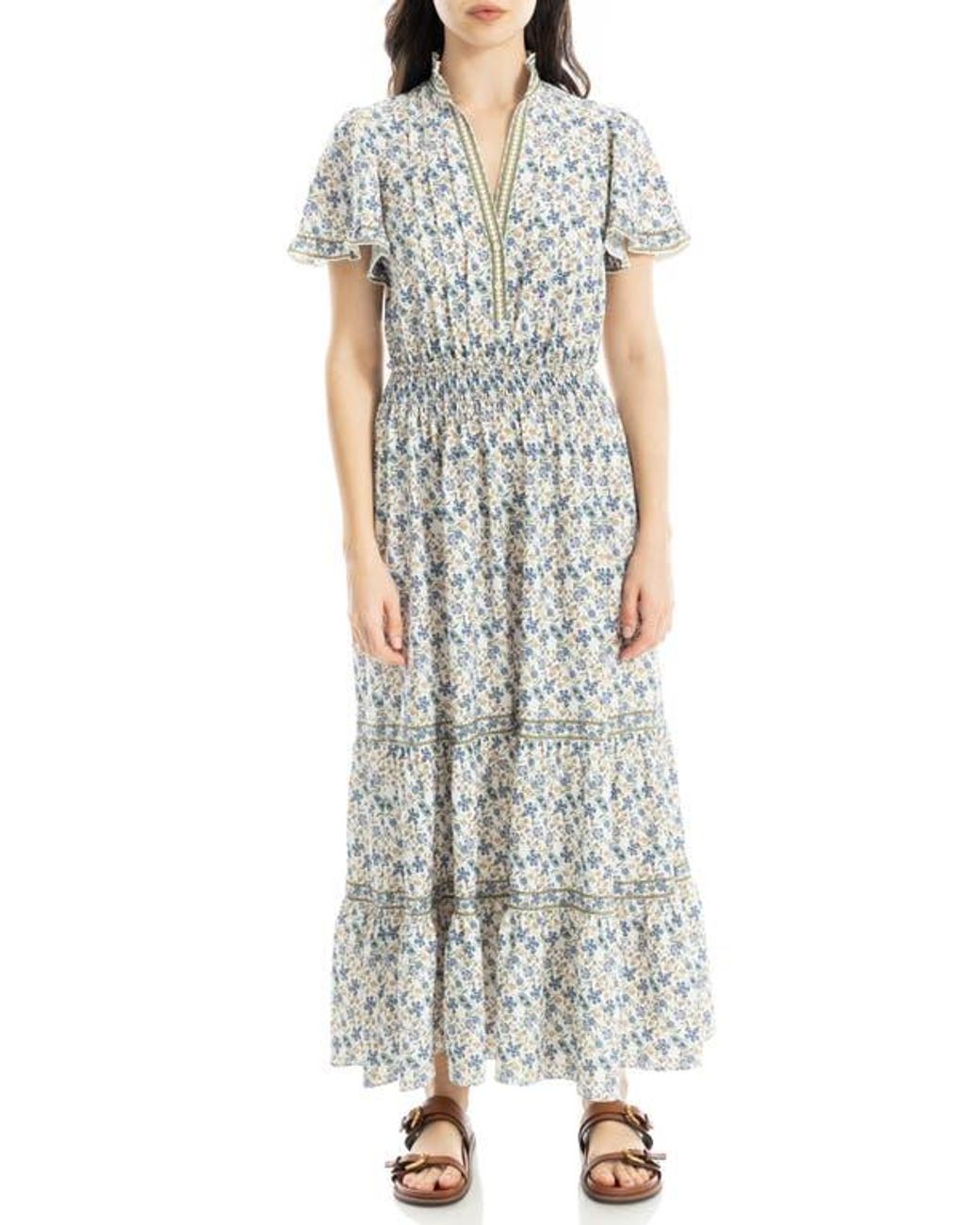 Great Description About Max Studio Flutter Sleeve Dress