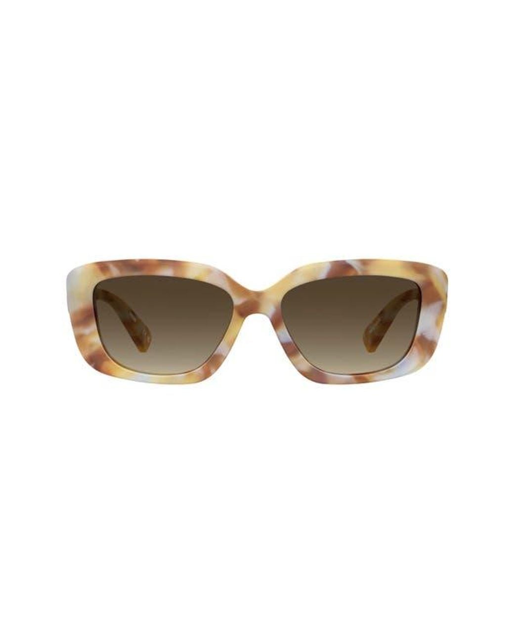 Moschino Multicolor 55Mm Gradient Rectangular Sunglasses