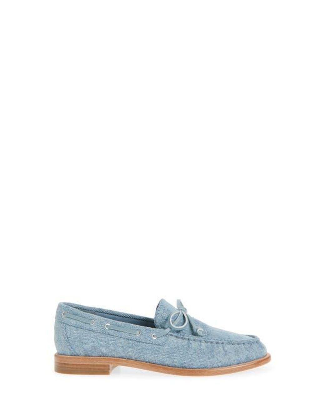 Rag & Bone Blue Carter Boat Shoe