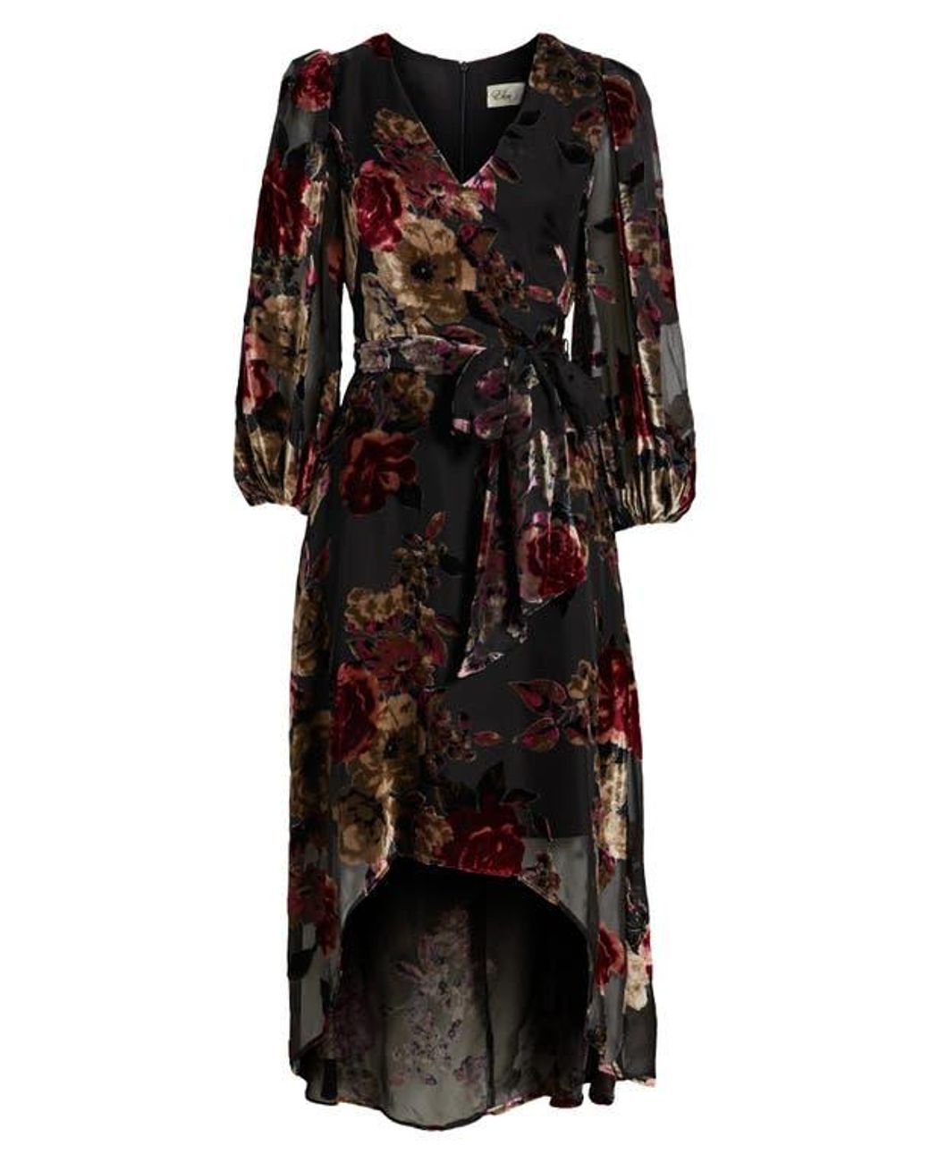 floral sequin dress long sleeve Primavera Couture 4014 Floral Homecoming Cocktail Dress