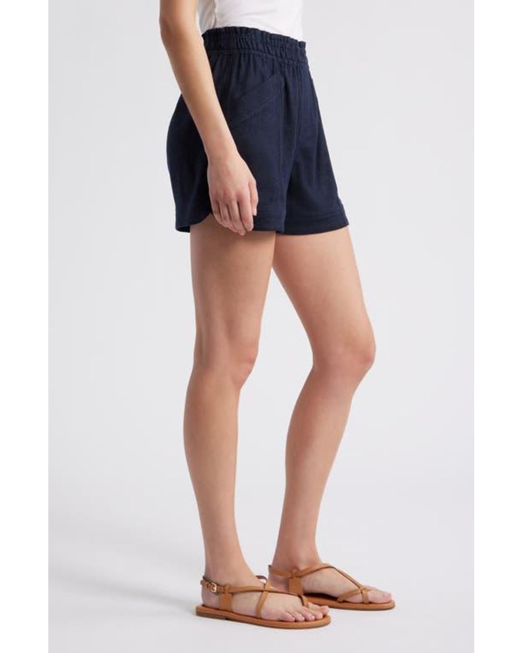 Wit & Wisdom Blue Skyrise Patch Pocket Shorts