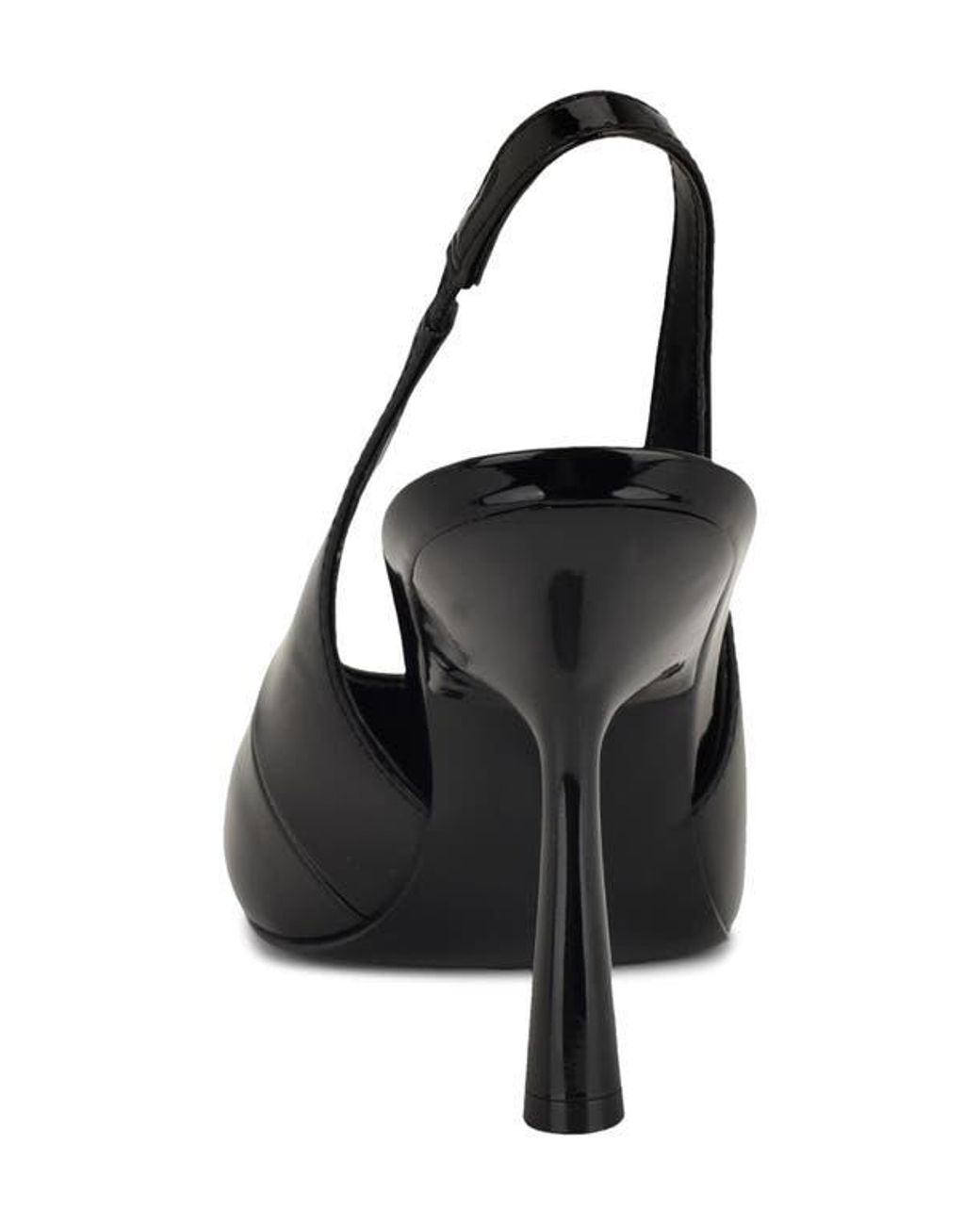 Nine West Black Kates Slingback Pointed Toe Pump