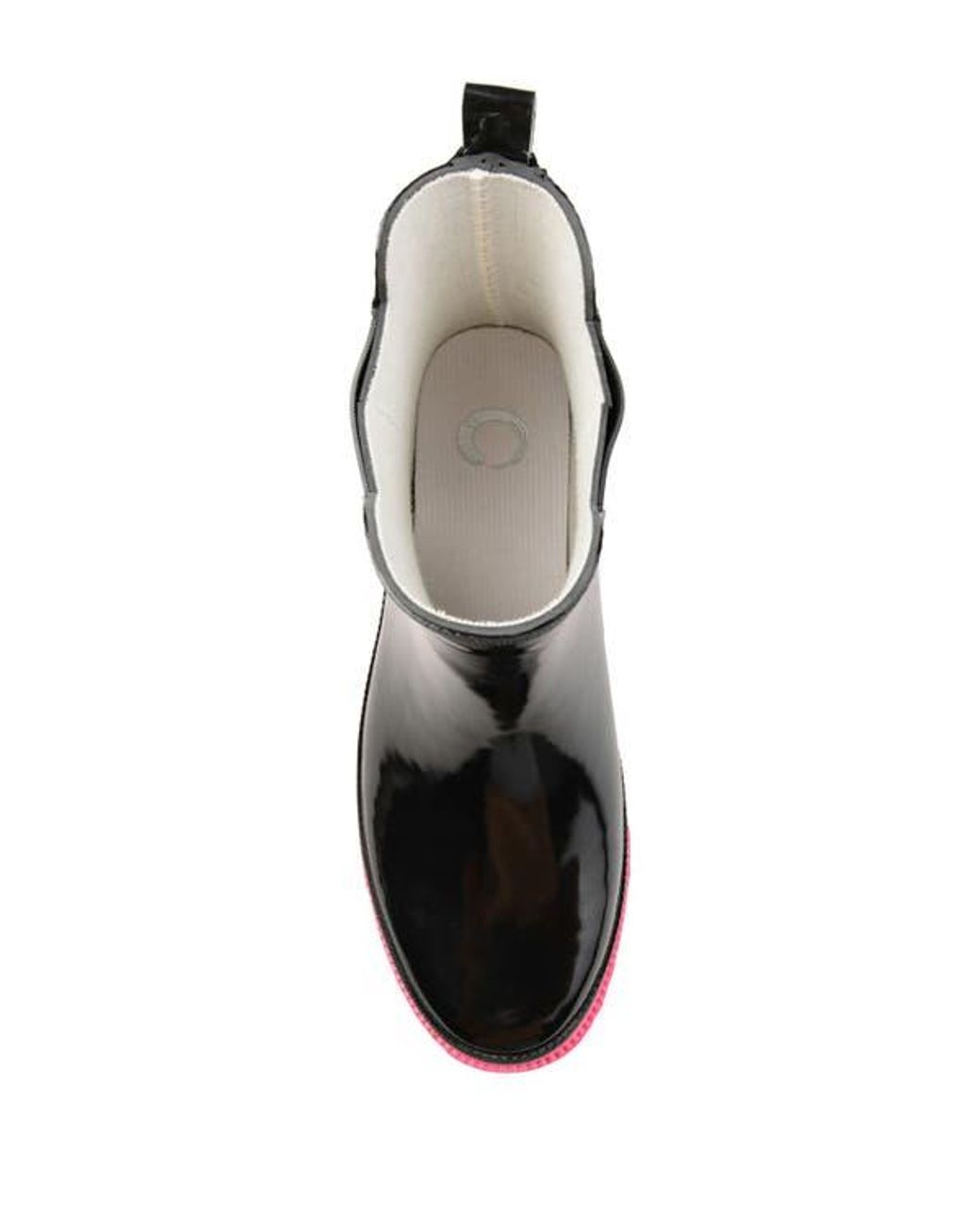 Journee Collection Black Tekoa Rain Boot