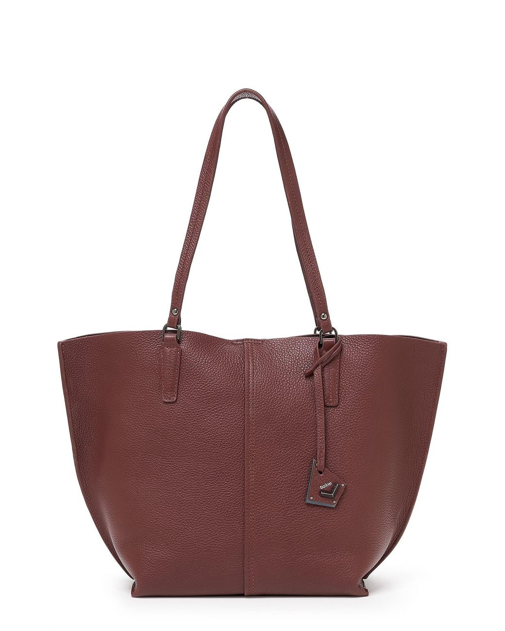 Botkier Hudson Pebbled Leather Tote in Purple | Lyst
