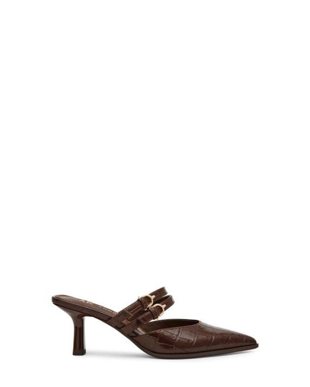 Anne Klein Brown Colden Mule