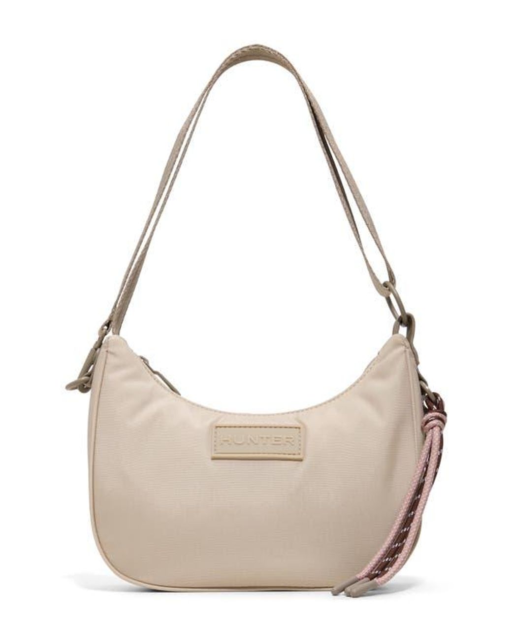 Hunter Natural Loop Back Nylon Crossbody Bag