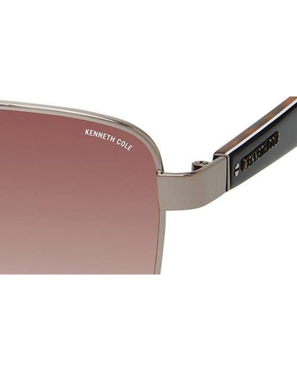 Kenneth Cole Pink 61Mm Rectangular Sunglasses for men
