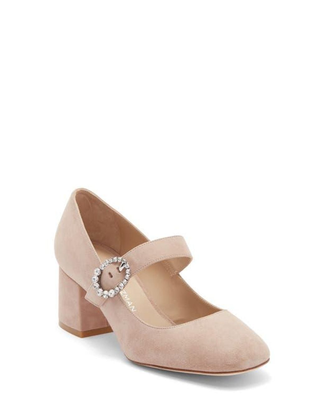 Stuart Weitzman Natural Sloane Mary Jane Pump