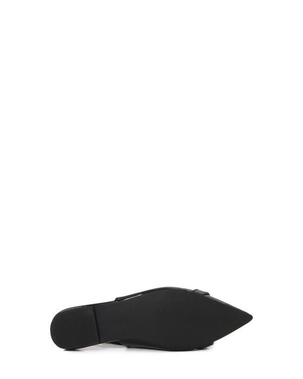 BERNESS Black Caeli Buckle Slingback Flat