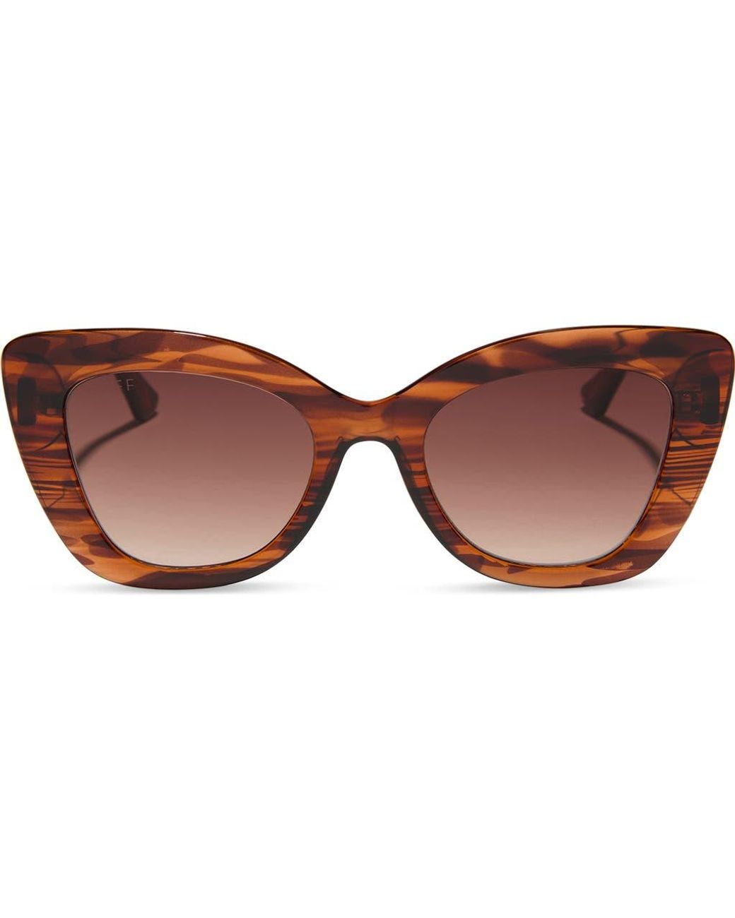 DIFF Brown 52Mm Melody Sunglasses