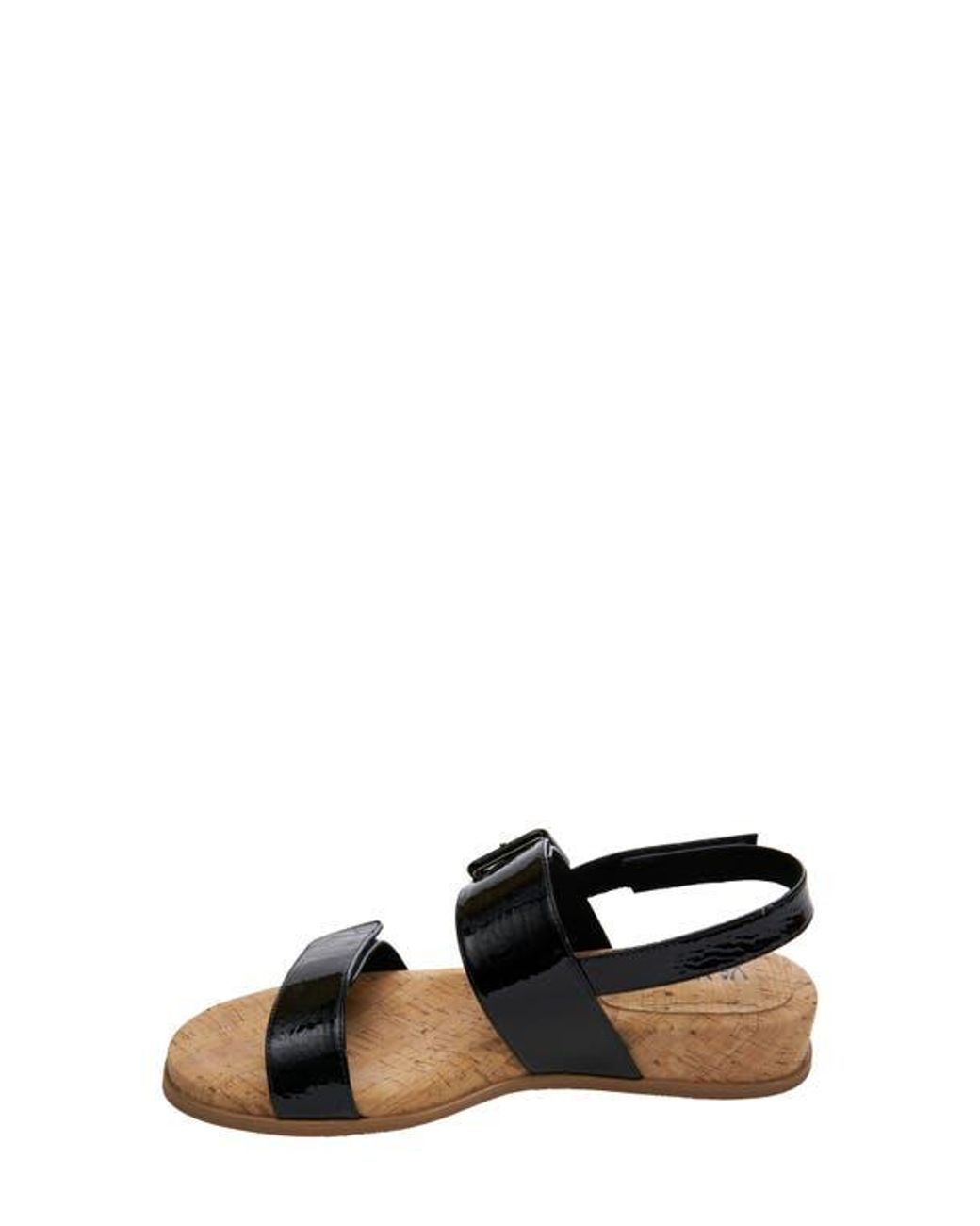 Vaneli Black Nelly Wedge Sandal