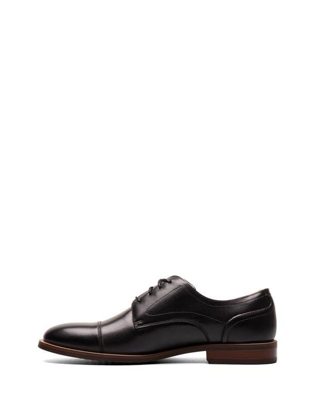 Florsheim Black Ruvo Cap Toe Derby for men