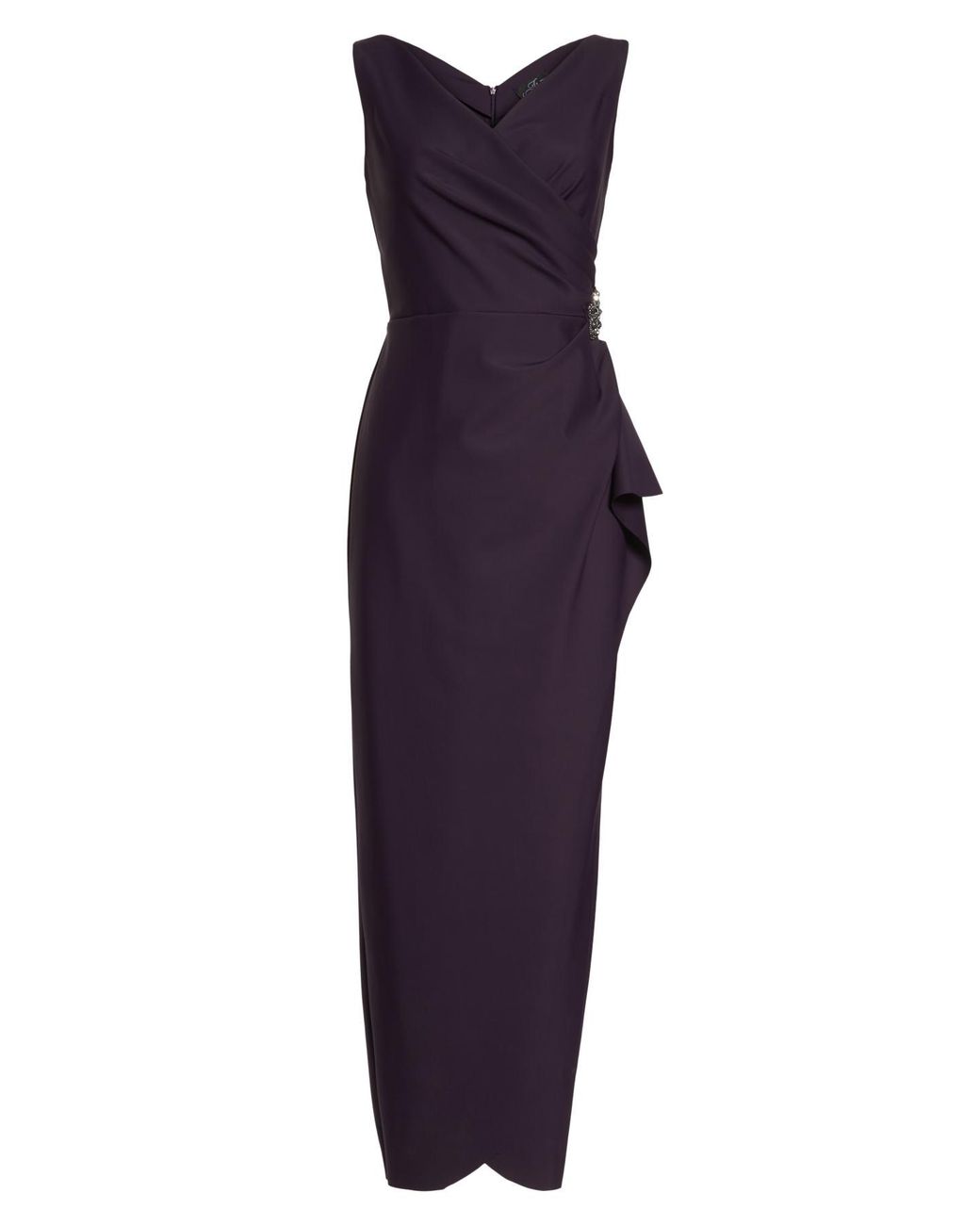 Alex Evenings Embellished Side Drape 