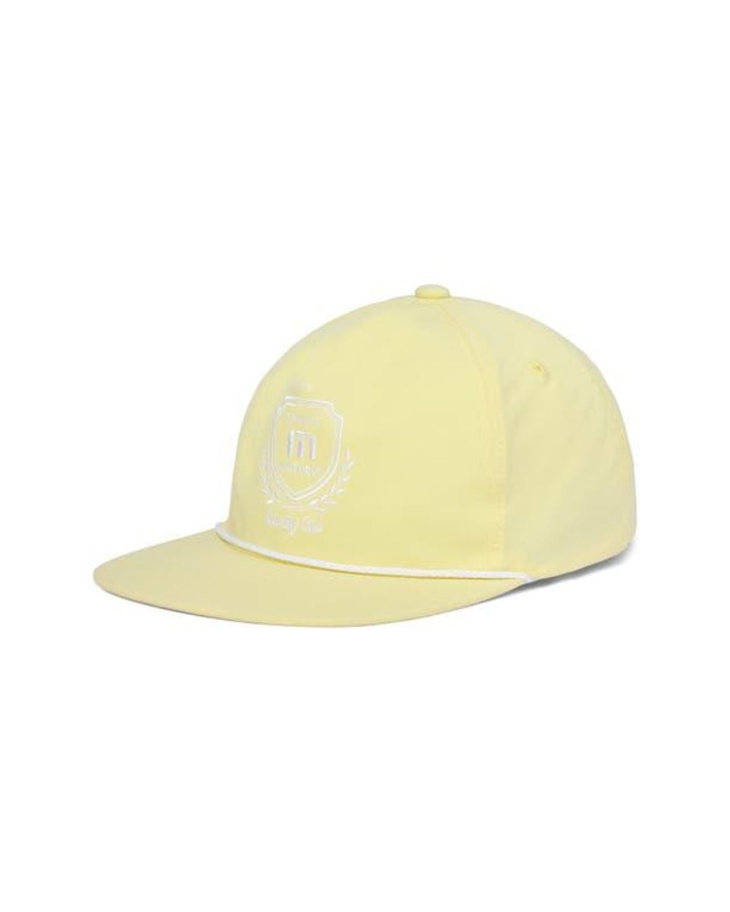 Travis Mathew Yellow Local Favorite Snapback Baseball Cap for men
