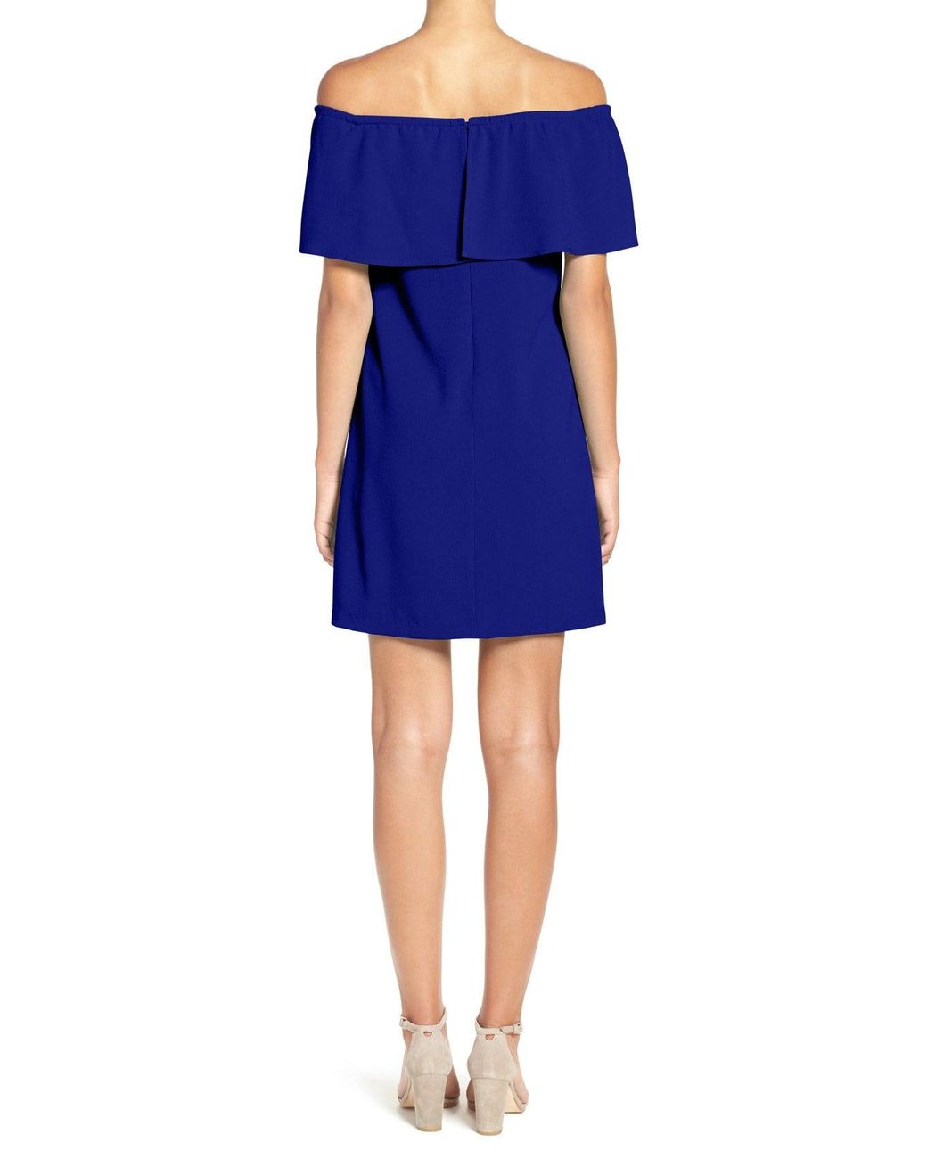 charles henry off the shoulder dress
