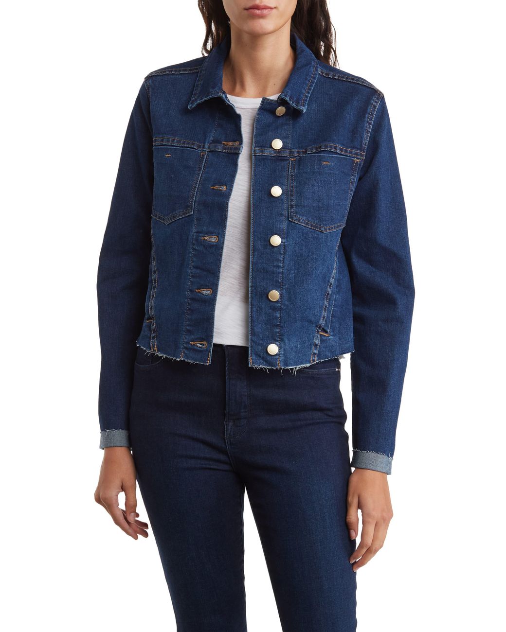 Tahari jean cheap jacket