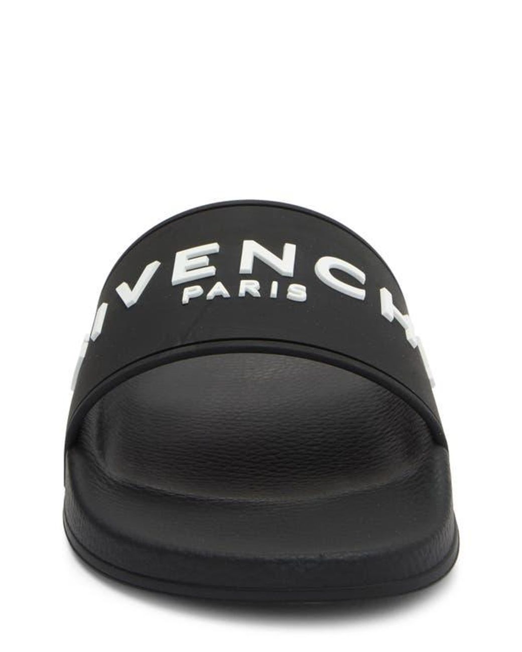 Givenchy Black Logo Slide Sandal for men
