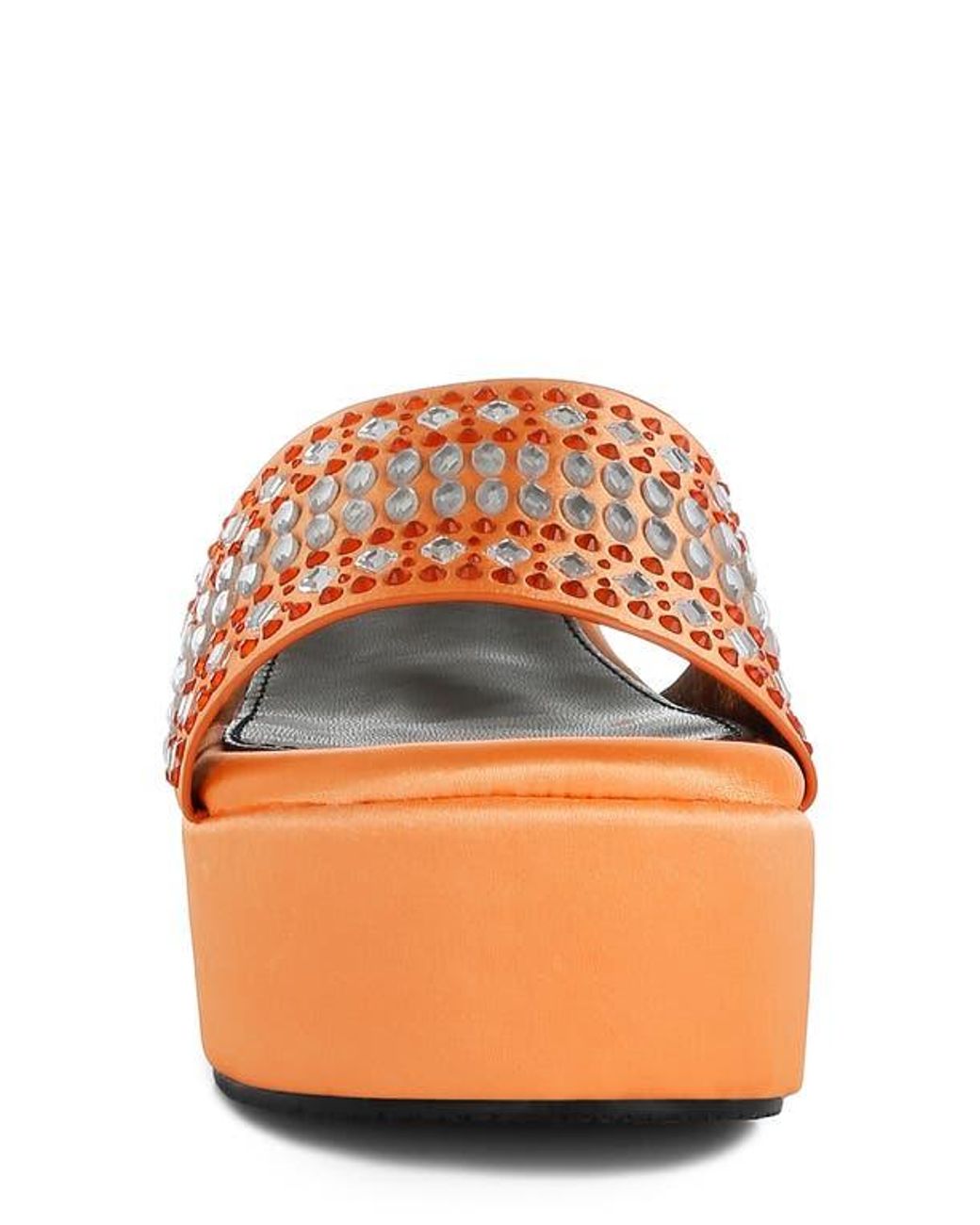 London Rag Wedge LONDON RAG Batanga Platform Wedge Sandal in Orange | Lyst