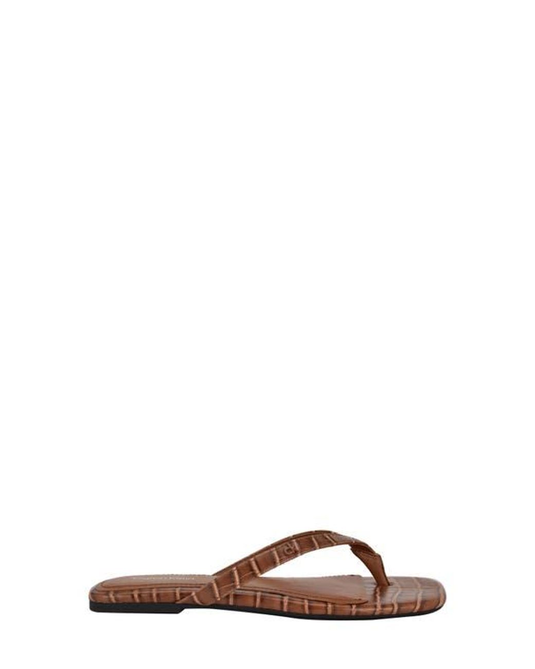 Calvin Klein Brown Stelea Flip Flop