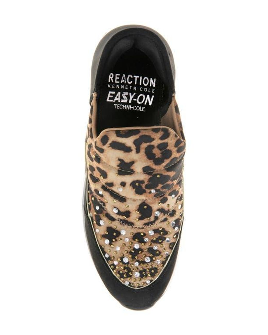 Kenneth Cole White Cameron Rhinestone Sneaker