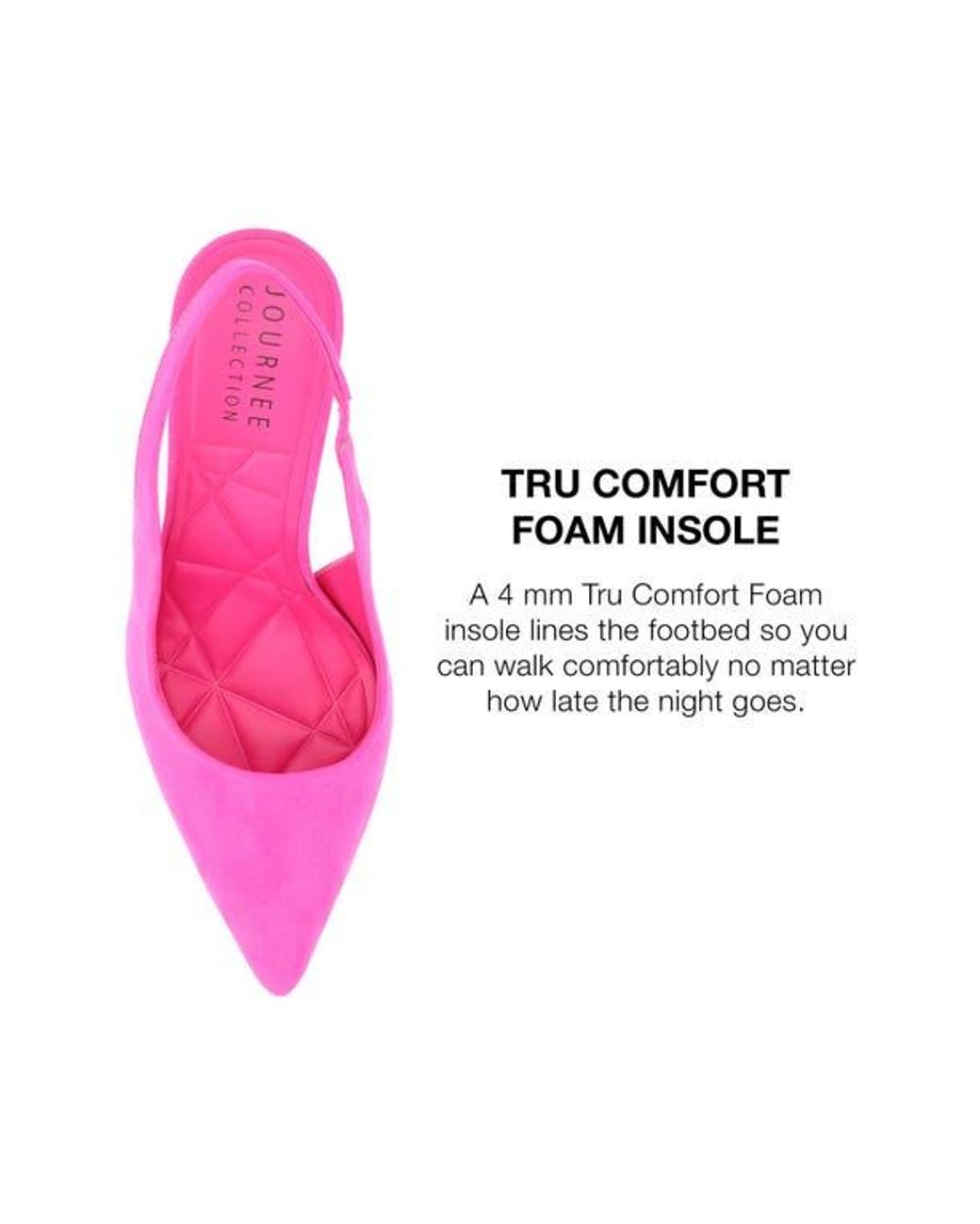 Journee Collection Pink Elenney Slingback Pump
