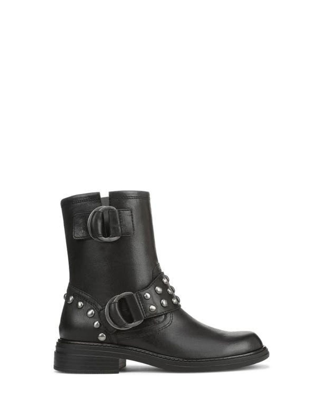 Naturalizer Black Optimus Stud Moto Boot
