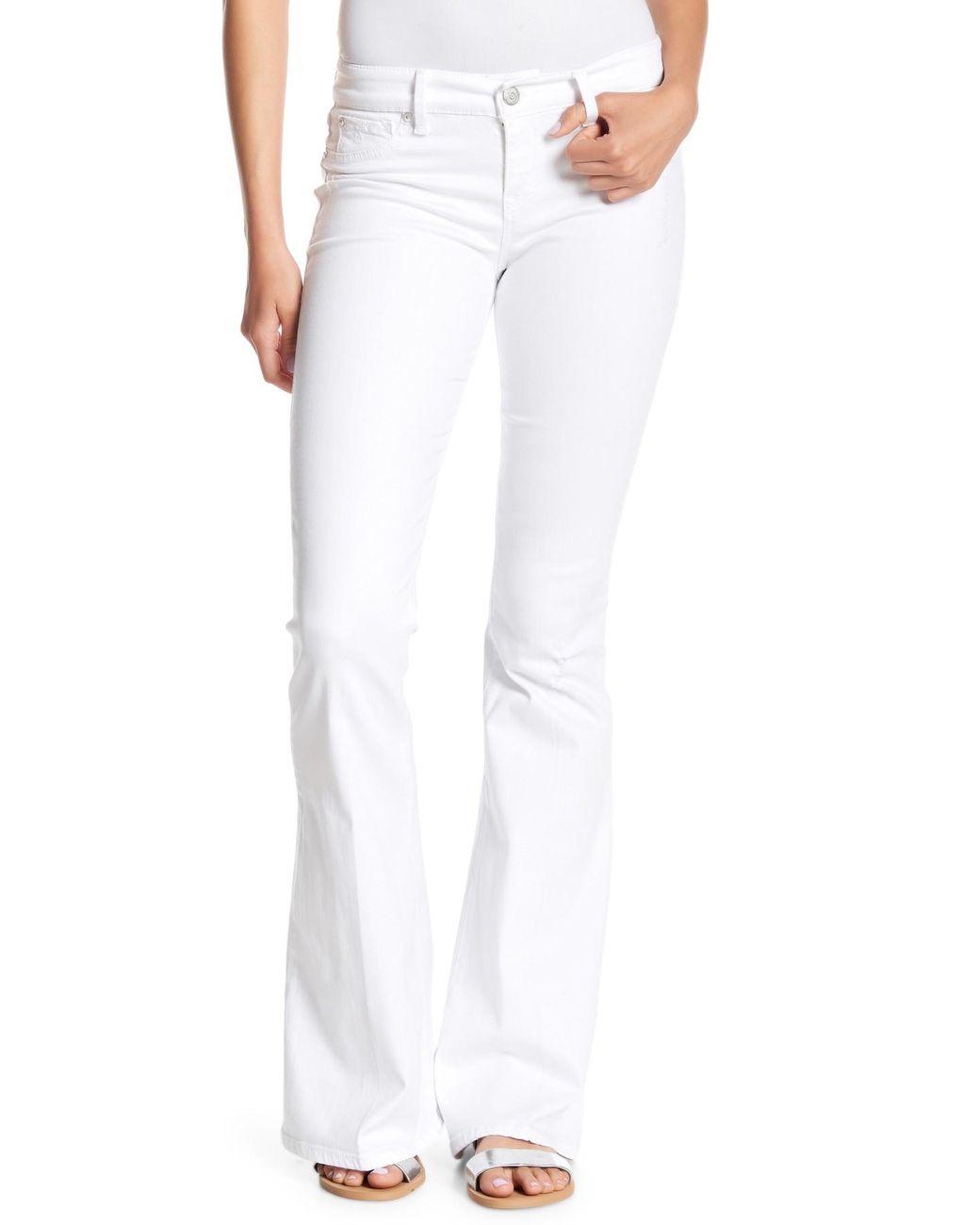 Level 99 Cotton Dahlia Flare Jean in 