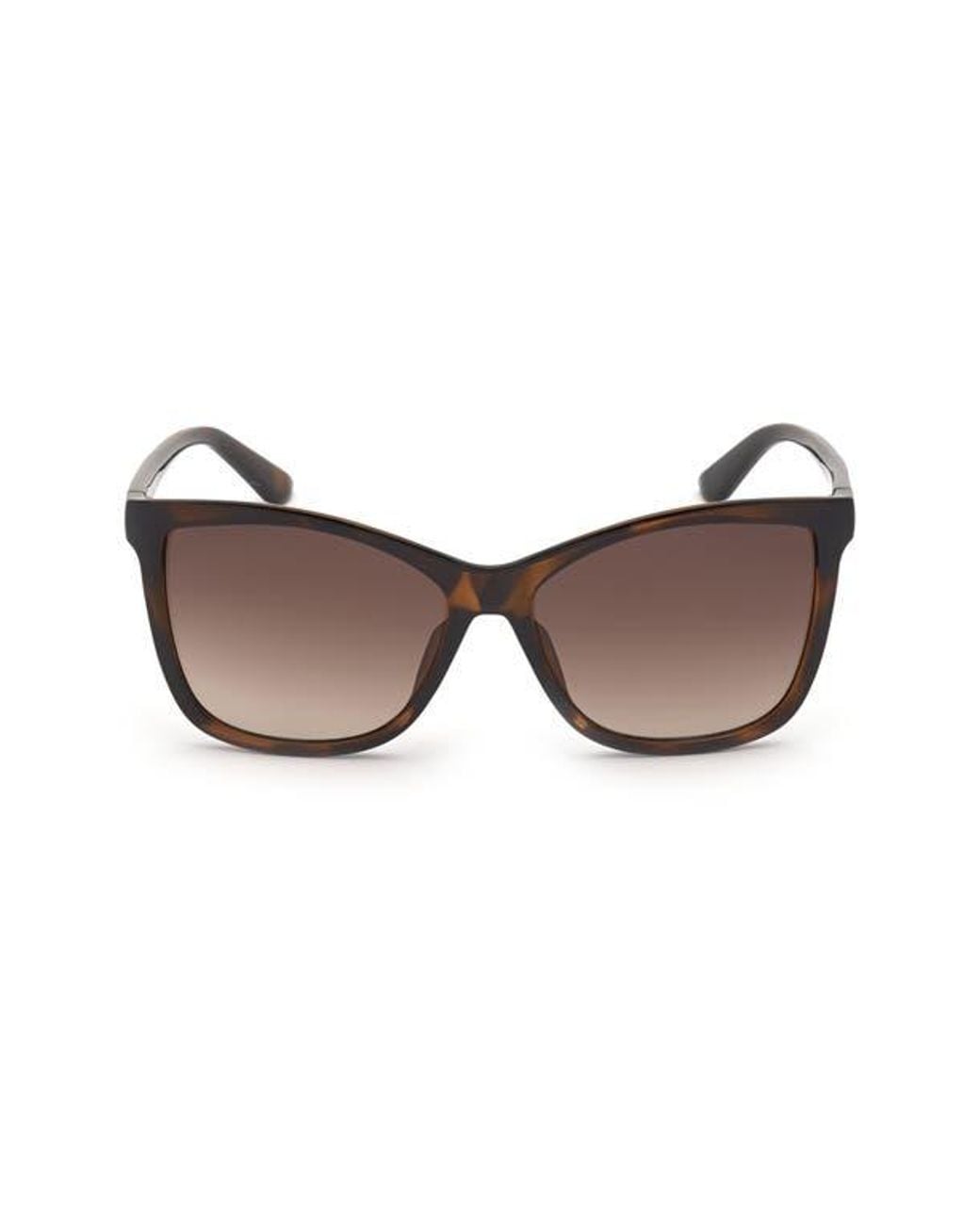Guess Brown Square Sunglasses for men