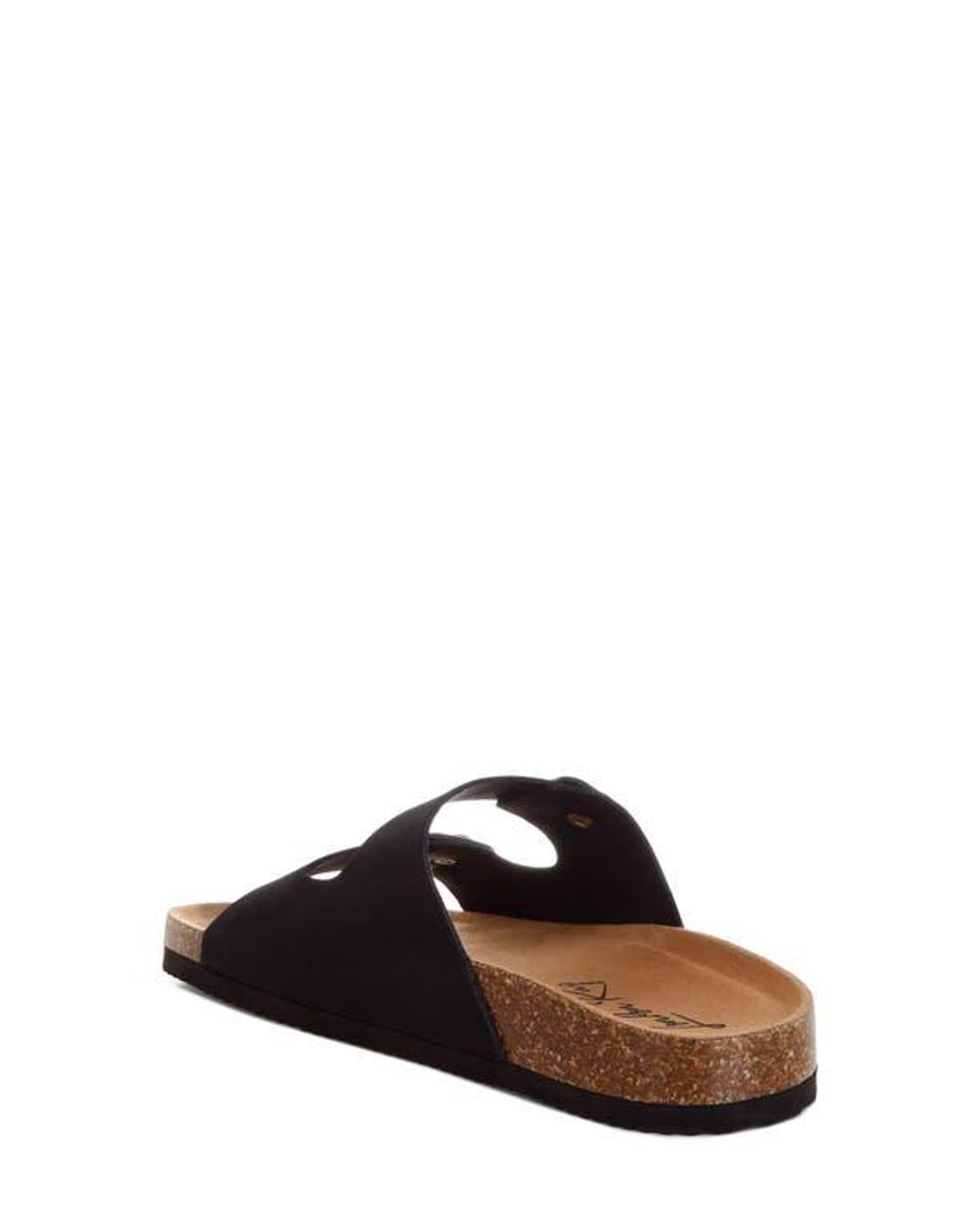 LONDON RAG Gloriosa Double Strap Slide Sandal in Blue | Lyst