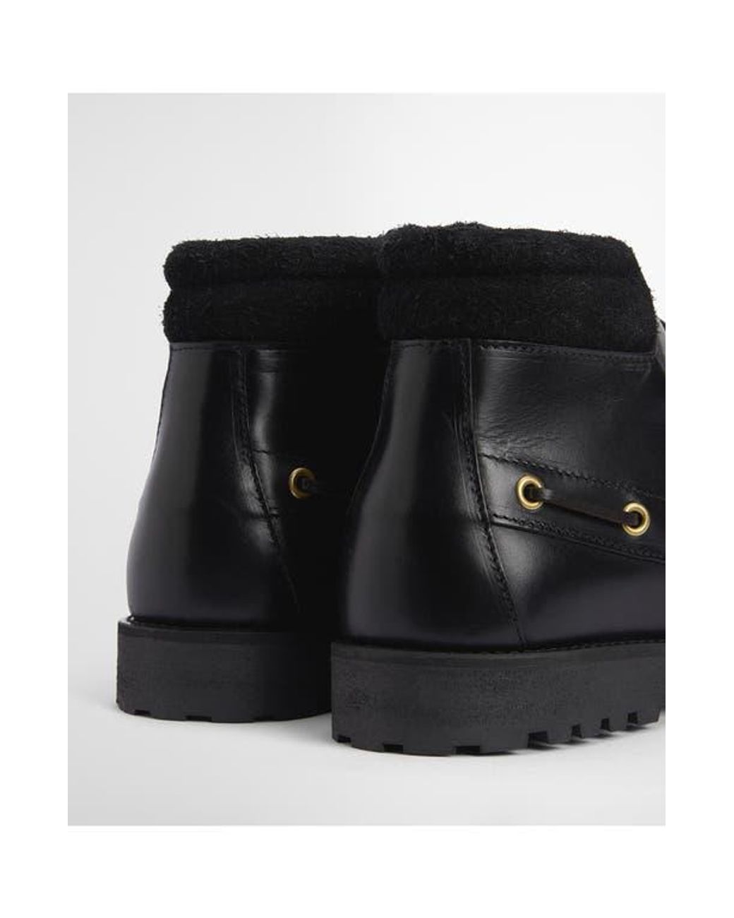 Barbour Black Tiller Boots for men