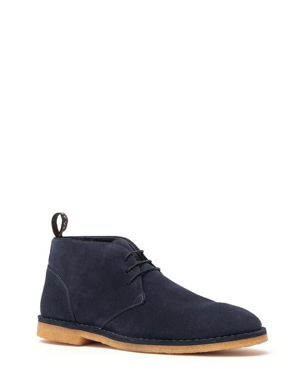 Anthony Veer Ocean Blue Suede Chukka Boots for men