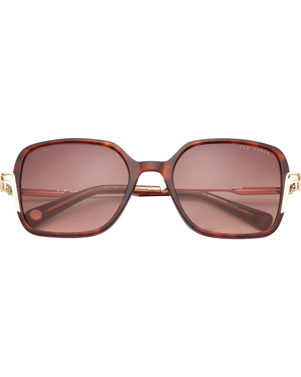 Ted Baker Pink 55Mm Square Sunglasses