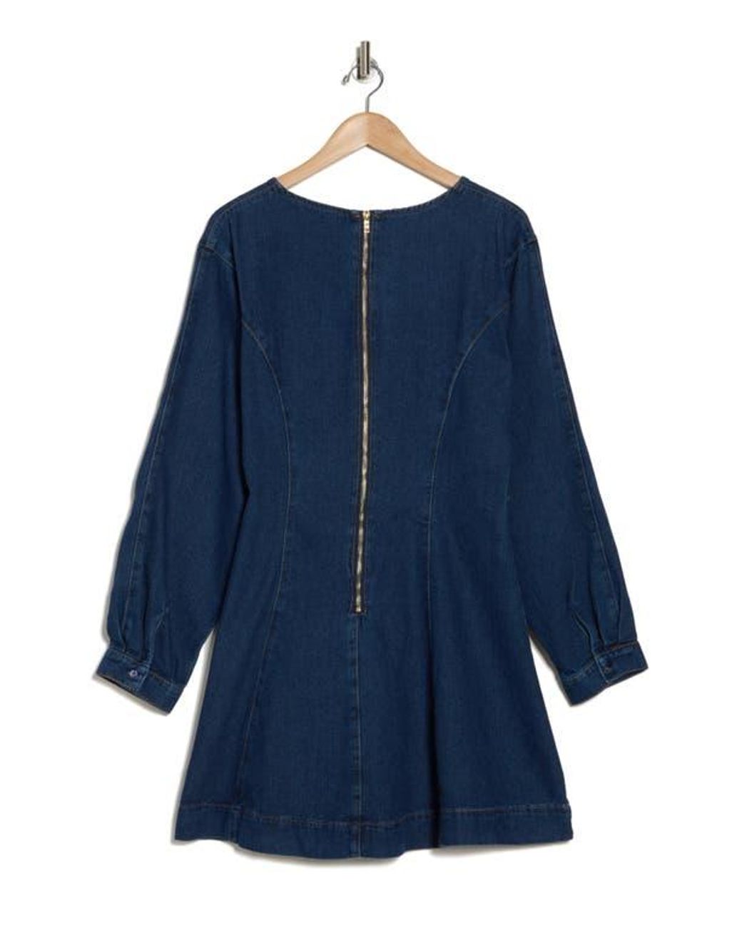slim fit dress slacks Moonlight Denim Halter Dress main image 1