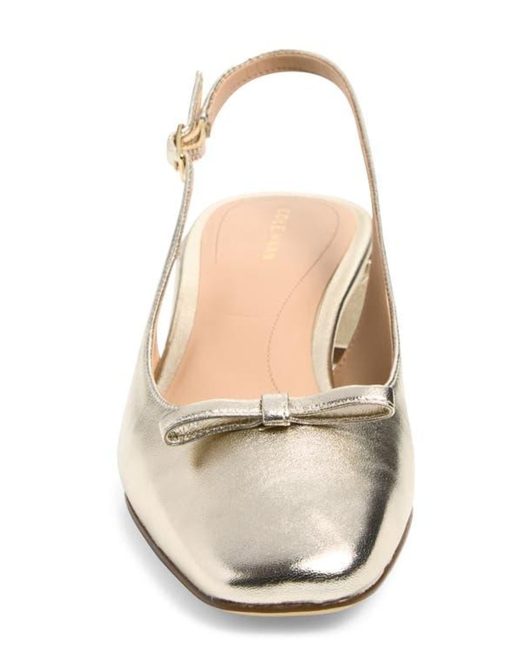 Cole Haan Natural Patsy Bow Slingback Pump