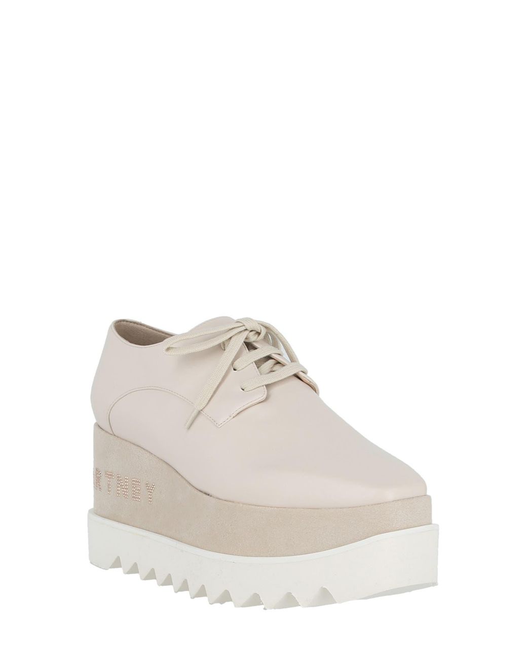 Stella McCartney Elyse Platform Wedge Sneaker in White | Lyst