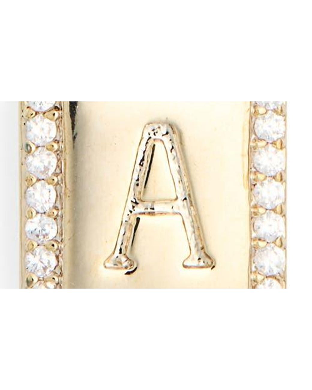Leith Metallic Initial Pendant Necklace