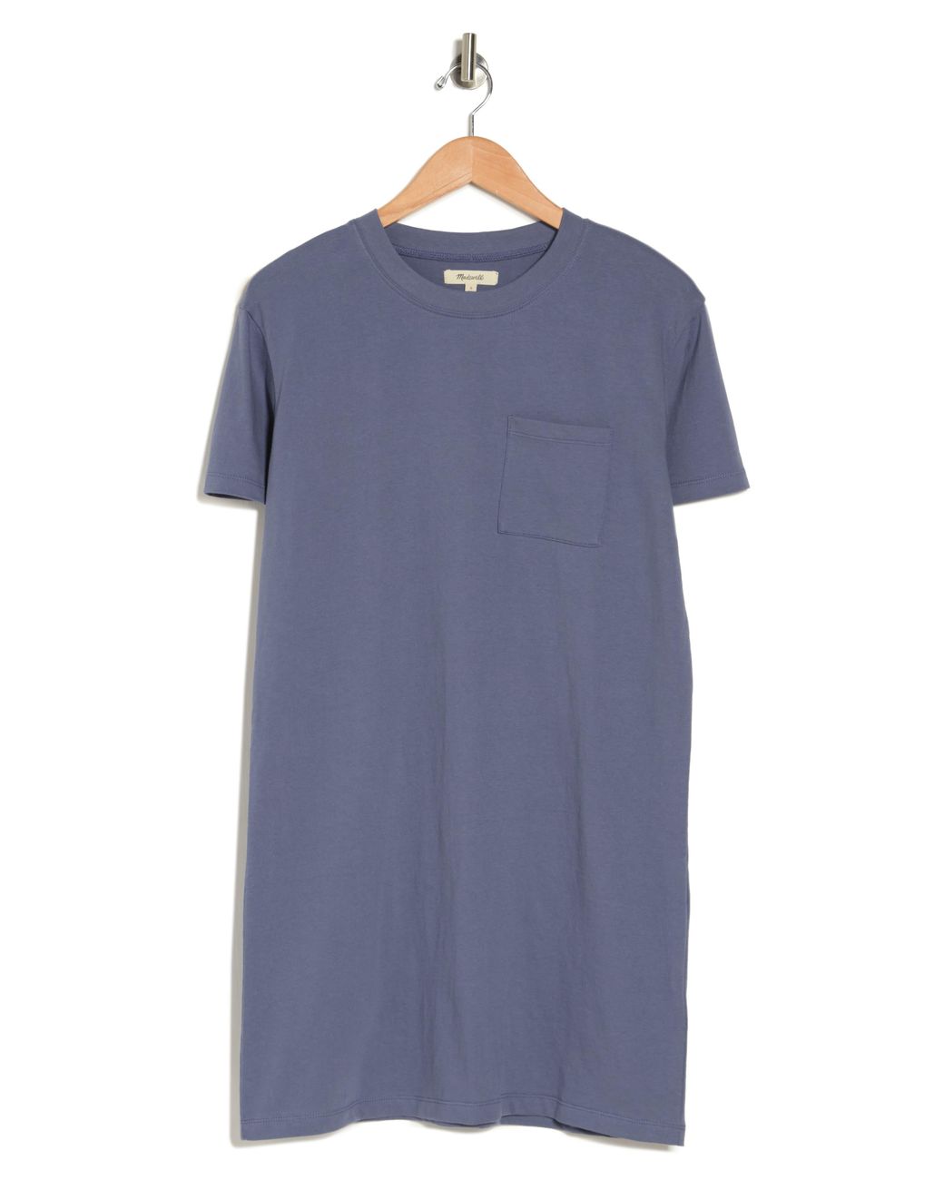 Madewell Tina Solid T-shirt Dress In 
