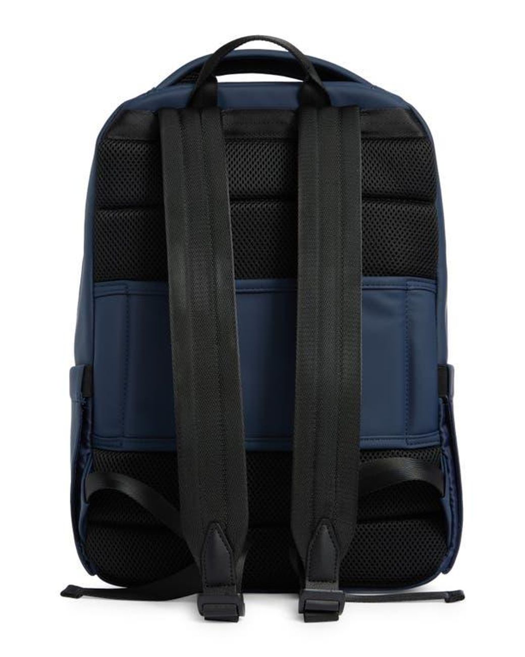 Bonobos Blue Rubberized Backpack for men